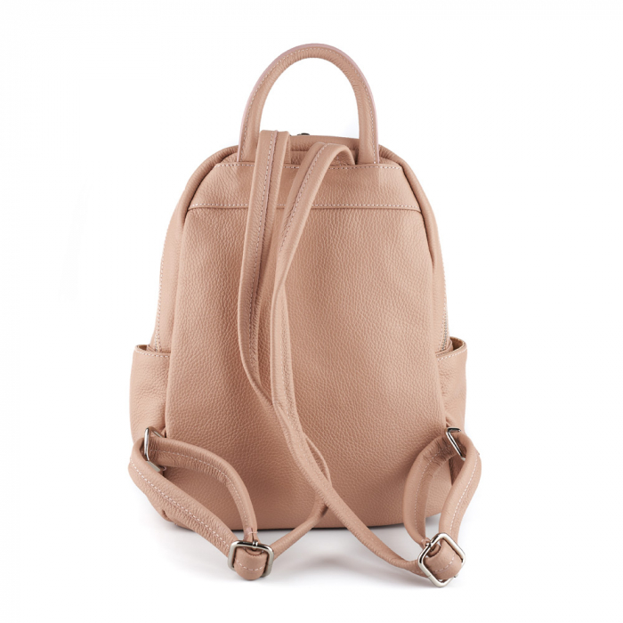 Rucsac Chelsea, din piele naturală roz, 8087 [3]