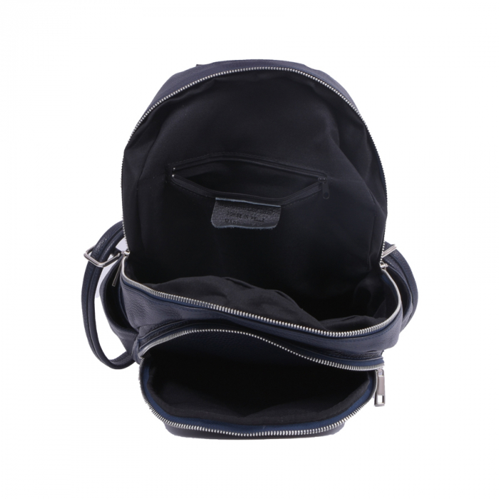 Rucsac Chelsea, din piele naturală bleumarin, 8087 [3]
