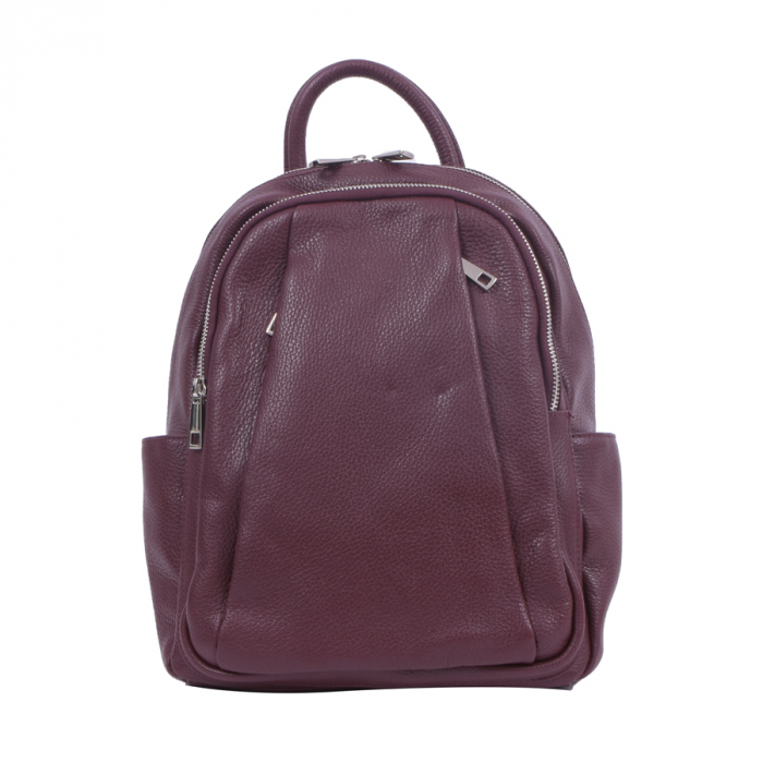 Rucsac Chelsea, din piele naturală bordeaux, 8087 [2]