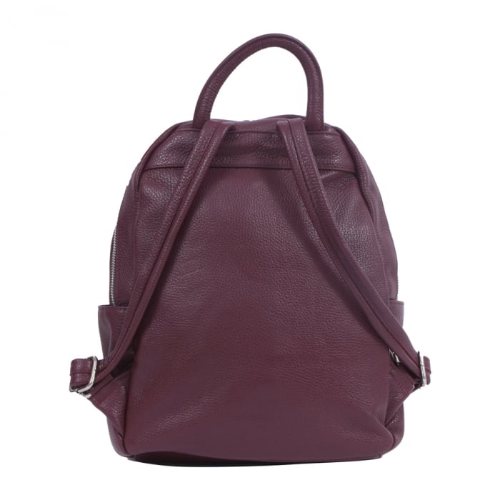 Rucsac Chelsea, din piele naturală bordeaux, 8087 [4]