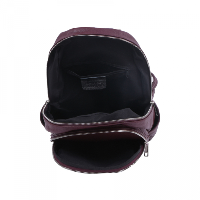 Rucsac Chelsea, din piele naturală bordeaux, 8087 [3]
