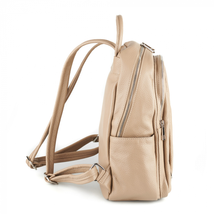 Rucsac Chelsea, din piele naturală bej, 8087 [4]