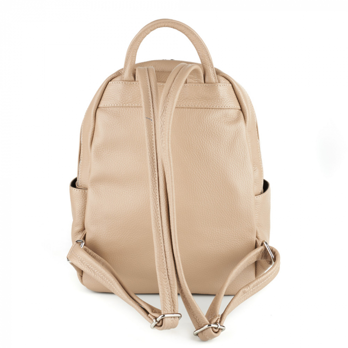 Rucsac Chelsea, din piele naturală bej, 8087 [3]