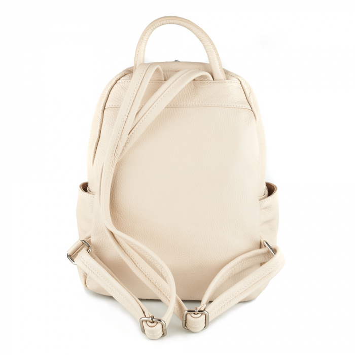 Rucsac Chelsea, din piele naturală crem, 8087 [3]