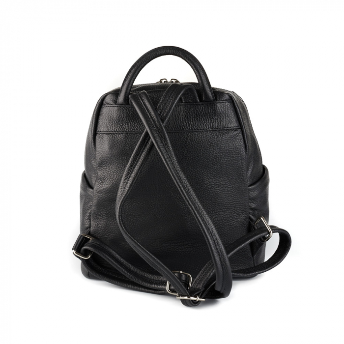 Rucsac Kelly, din piele naturală negru, 8092 [3]