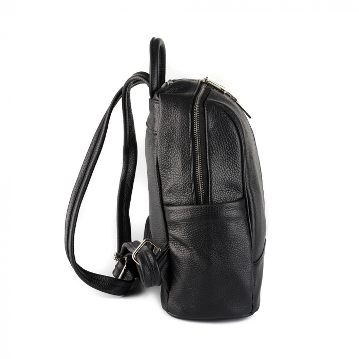 Rucsac Kelly, din piele naturală negru, 8092 [4]