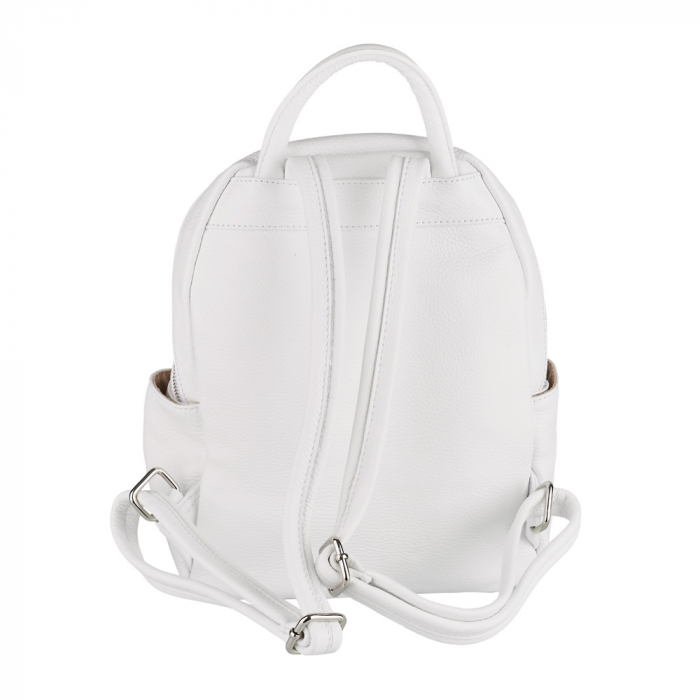 Rucsac Chelsea, din piele naturală alb, 8087 [3]