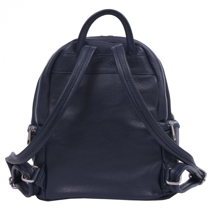 Rucsac Julia, bleumarin din piele naturală 8064 [4]