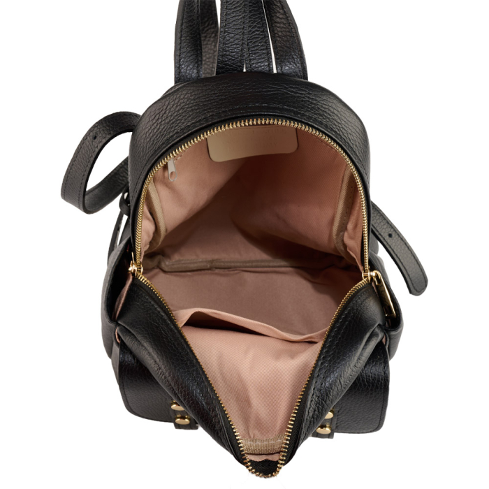 Rucsac dama  Onyx din piele !00% naturala,negru,8255 [4]
