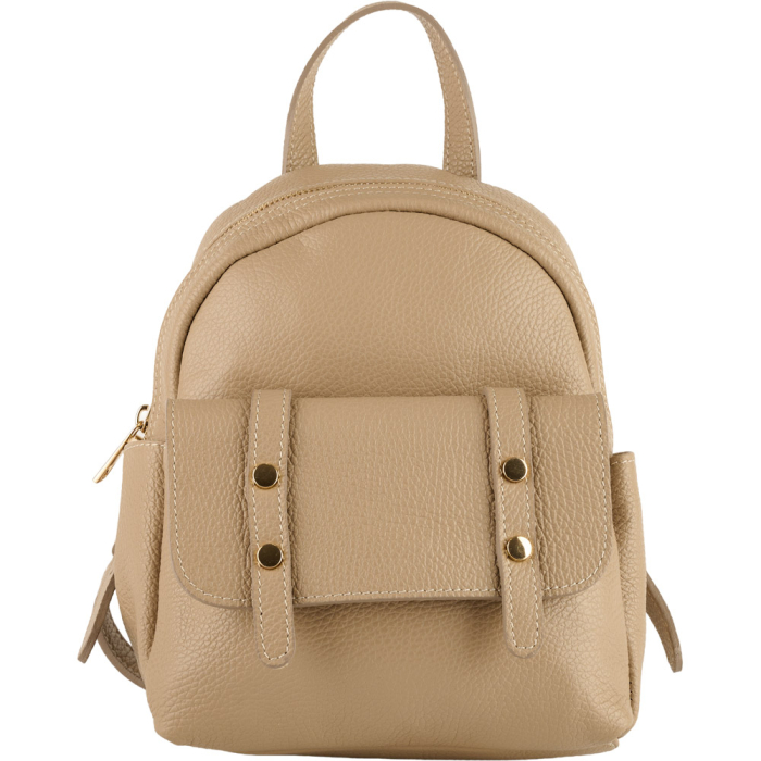 Rucsac dama  Onyx din piele !00% naturala,taupe deschis,8255 [2]