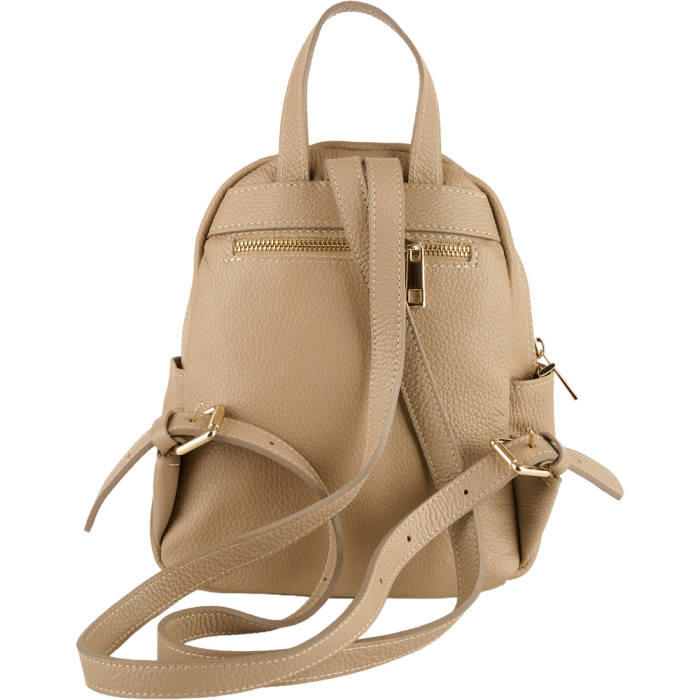 Rucsac dama  Onyx din piele !00% naturala,taupe deschis,8255 [3]