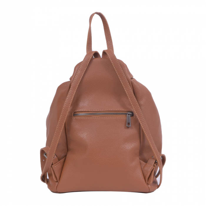 Rucsac Eda, din piele naturală maro, 8072 [6]