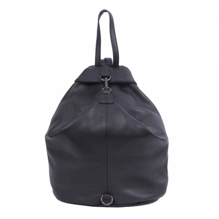 Rucsac Eda, din piele naturală negru, 8072 [3]