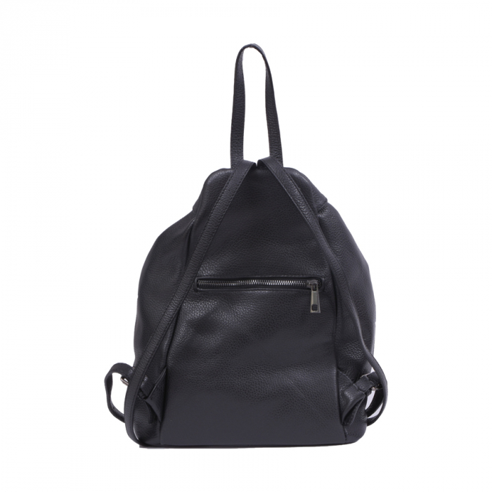 Rucsac Eda, din piele naturală negru, 8072 [6]