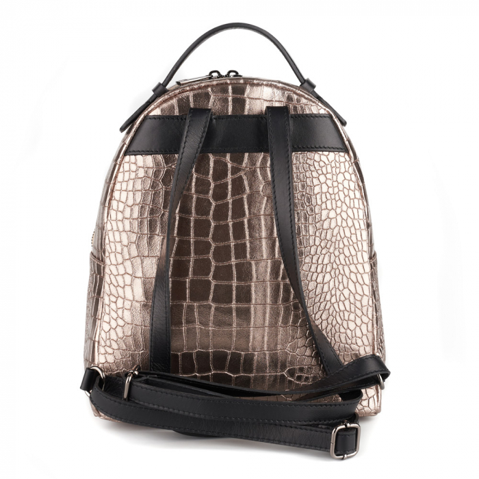 Rucsac Freya, bronz din piele naturală 8065 [3]