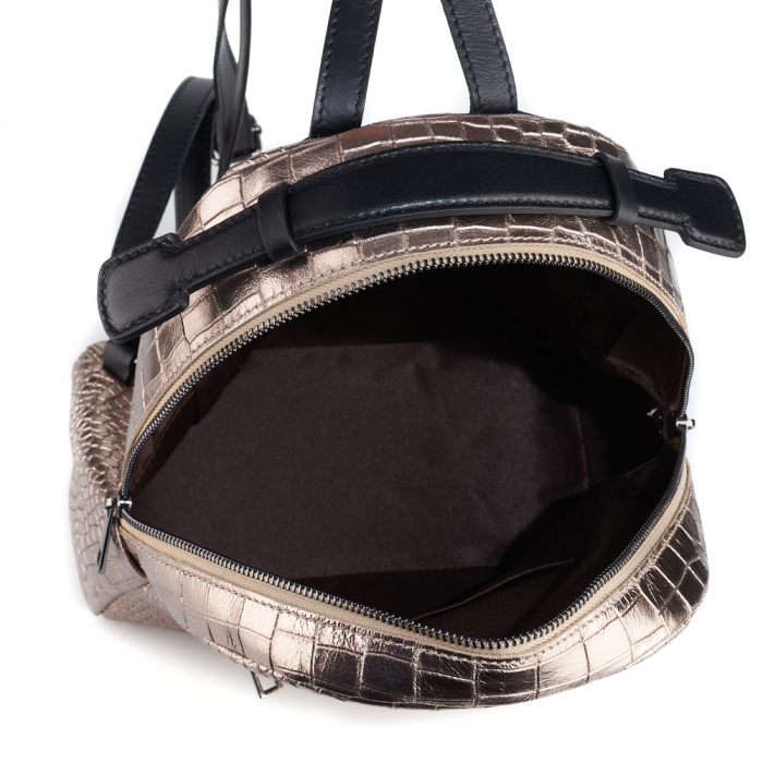 Rucsac Freya, bronz din piele naturală 8065 [4]