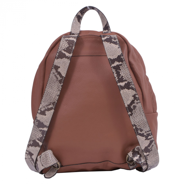 Rucsac Karen, maro din piele naturală 8068 [4]