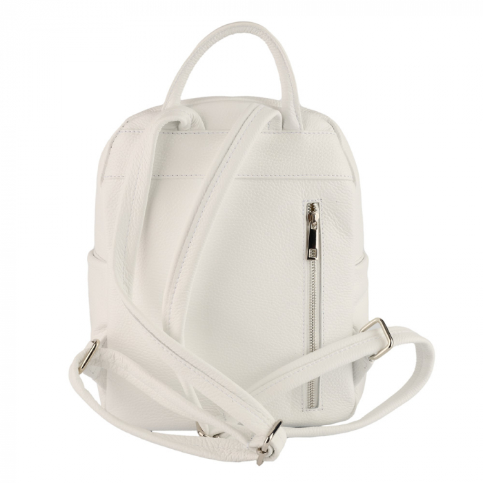 Rucsac Joplin, din piele naturală alb, 8223 [3]