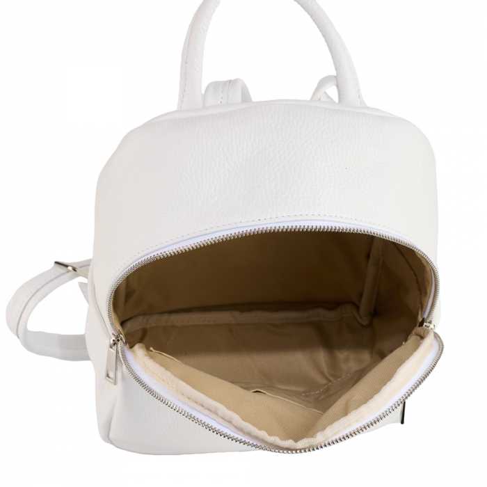 Rucsac Joplin, din piele naturală alb, 8223 [4]