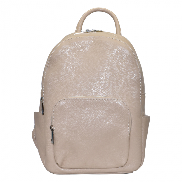 Rucsac Kallya, din piele naturală bej 8162 [2]