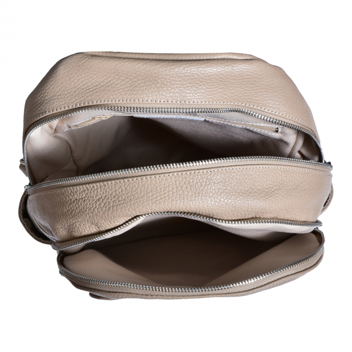 Rucsac Kallya, din piele naturală bej 8162 [4]