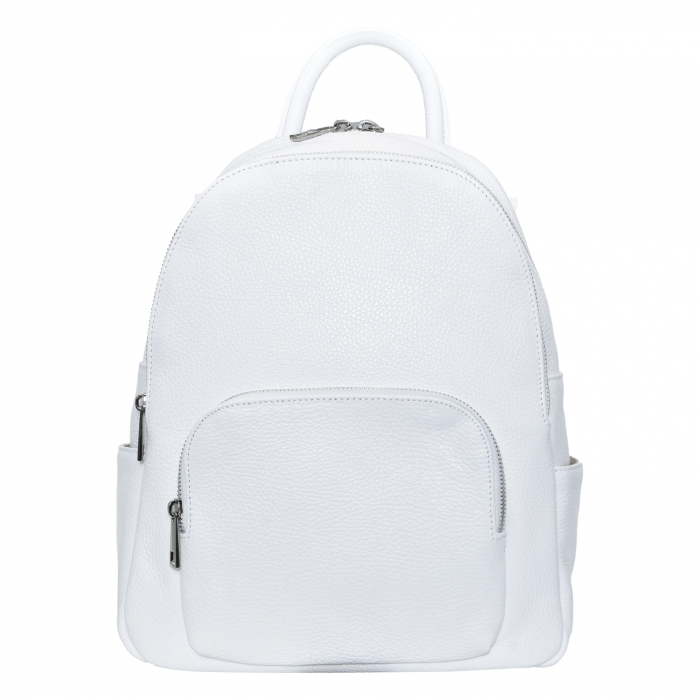 Rucsac Kallya, din piele naturală alb 8162 [2]