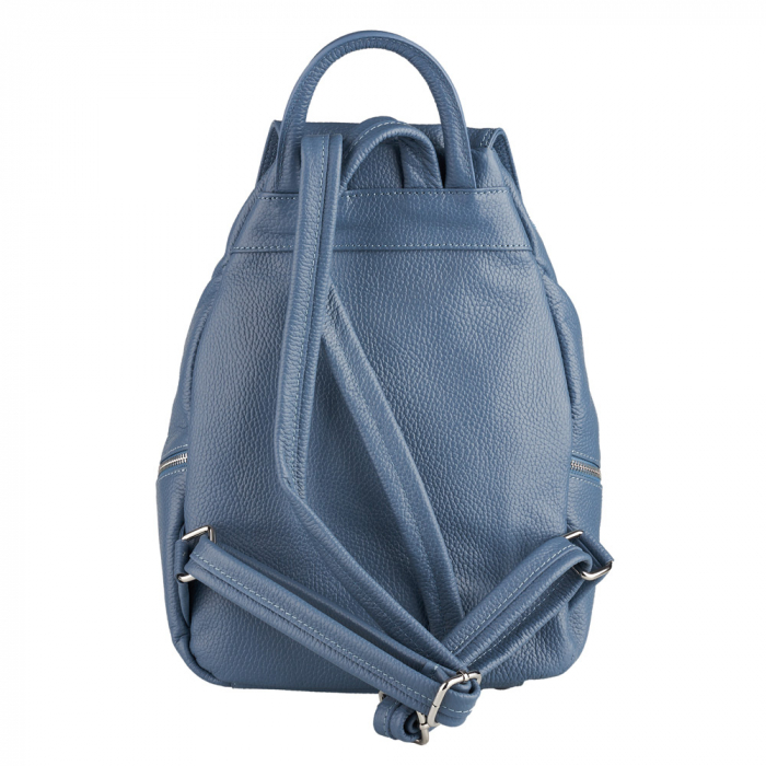 Rucsac Karmela, din piele naturală bleumarin 8193 [3]