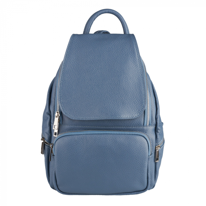 Rucsac Karmela, din piele naturală bleumarin 8193 [2]