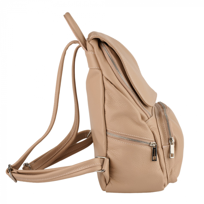 Rucsac Karmela, din piele naturală nude 8193 [3]