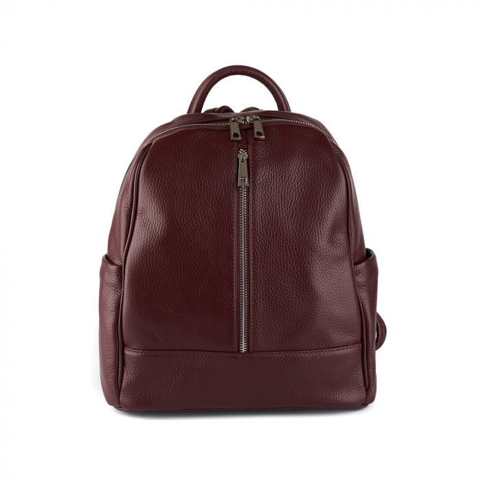 Rucsac Kelly, din piele naturală bordo, 8092 [2]