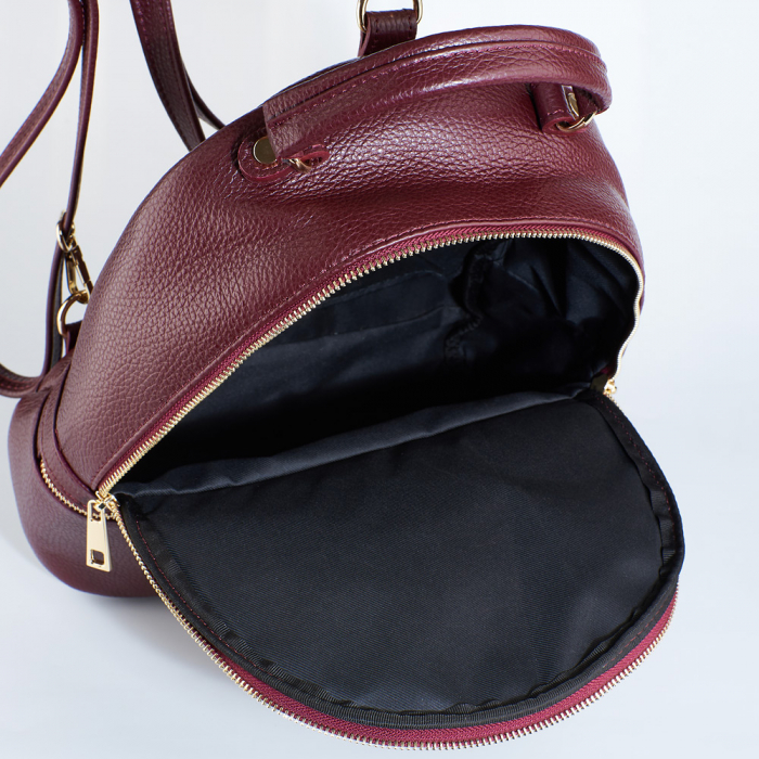 Rucsac Kimmy, din piele naturală bordo, 8100 [4]