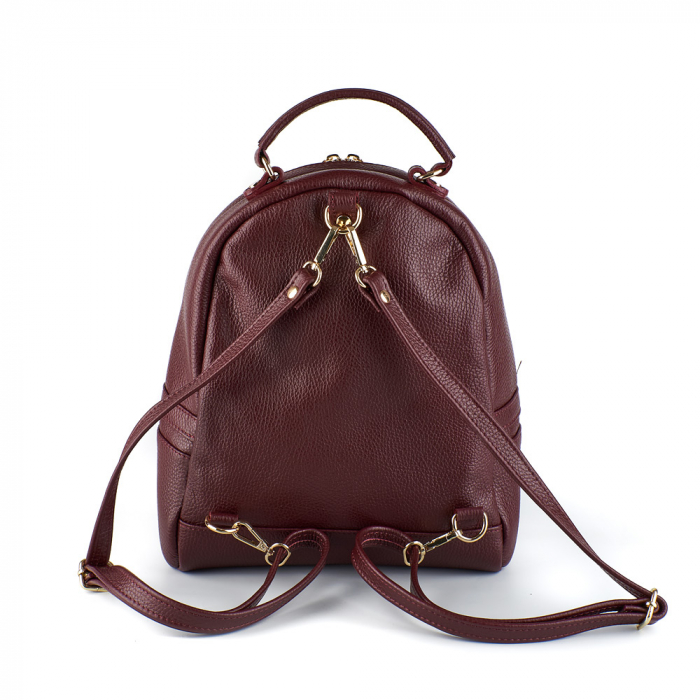Rucsac Kimmy, din piele naturală bordo, 8100 [3]