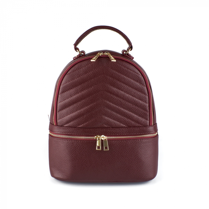 Rucsac Kimmy, din piele naturală bordo, 8100 [2]