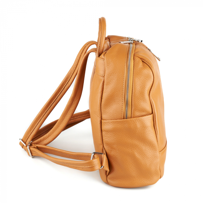 Rucsac Kelly, din piele naturală coniac, 8092 [4]