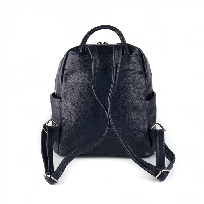 Rucsac Kelly, din piele naturală bleumarin, 8092 [3]