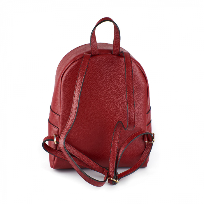 Rucsac Dalia , din piele naturală rosu, 8101 [3]