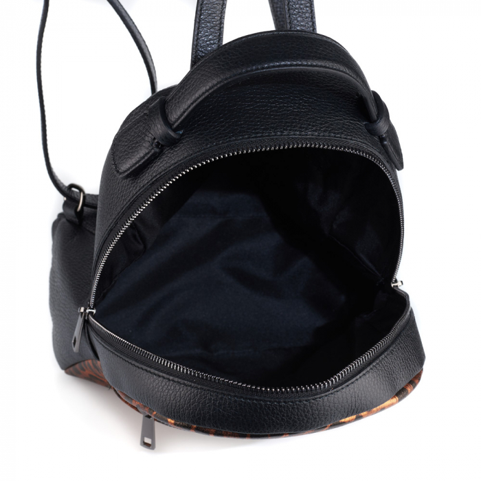 Rucsac Kriss Wild, animal print din piele naturală 8178 [4]