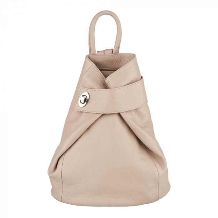 Rucsac Lety, din piele naturală taupe deschis, 8186 [2]