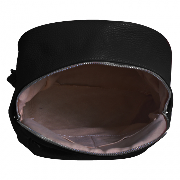 Rucsac Mabel, din piele naturală negru 8159 [4]