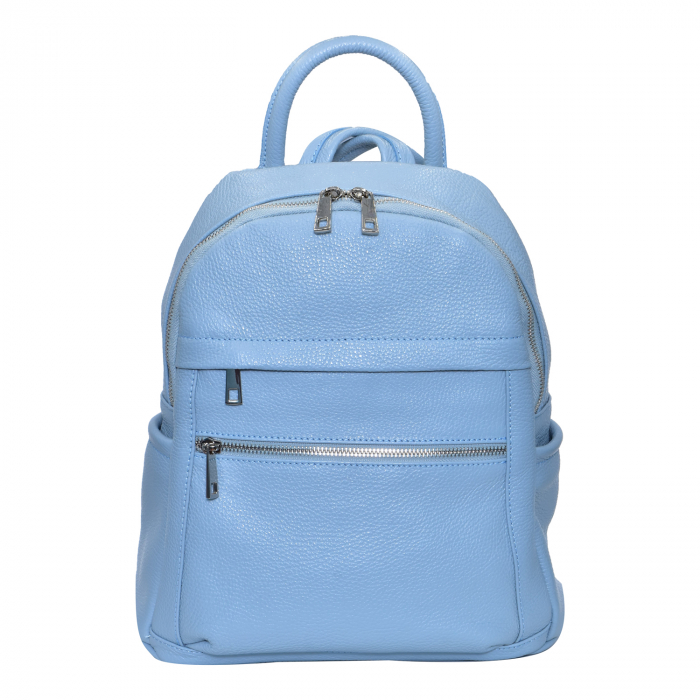 Rucsac Mabel, din piele naturală bleu 8159 [2]