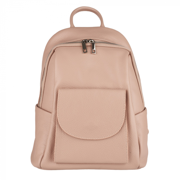 Rucsac Maysa, din piele naturală roz, 8179 [2]