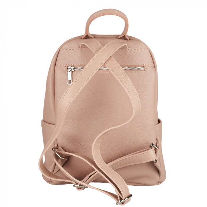 Rucsac Maysa, din piele naturală roz, 8179 [3]