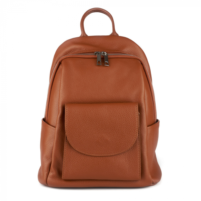 Rucsac Maysa, din piele naturală coniac, 8179 [2]