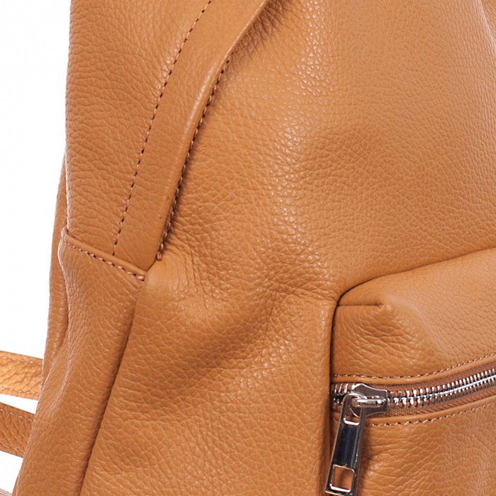 Rucsac coniac din piele naturală 8032 [4]