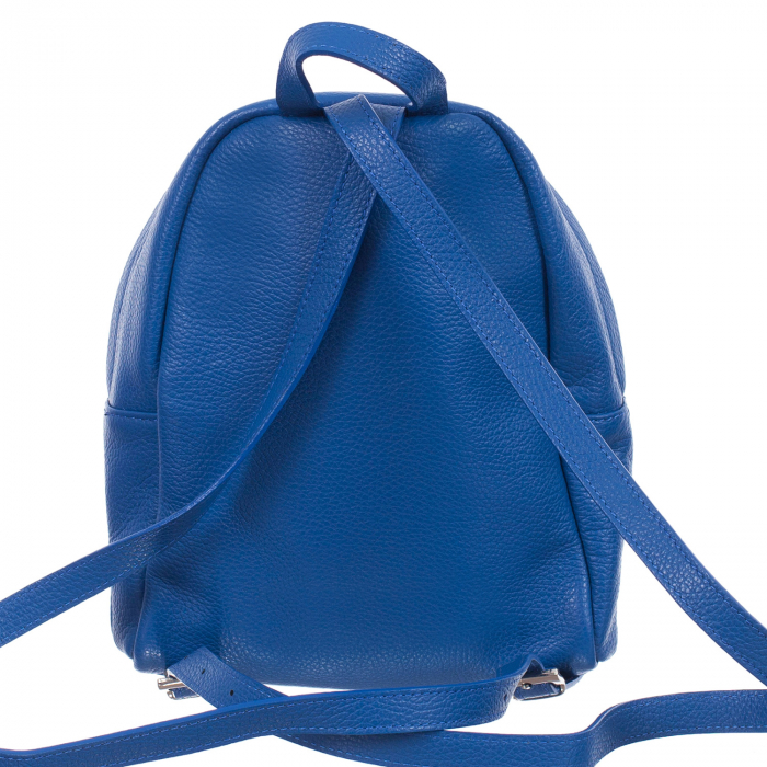 Rucsac albastru din piele naturală 8032 [3]
