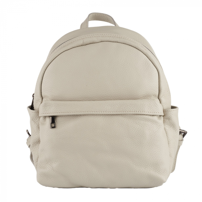 Rucsac Talida, din piele naturală gris, 8111 [2]