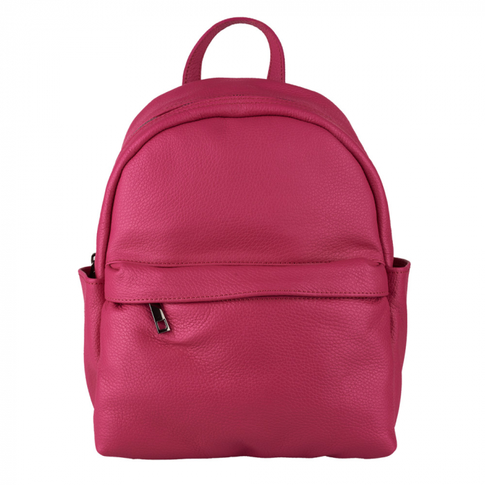 Rucsac Talida, din piele naturală magenta, 8111 [2]