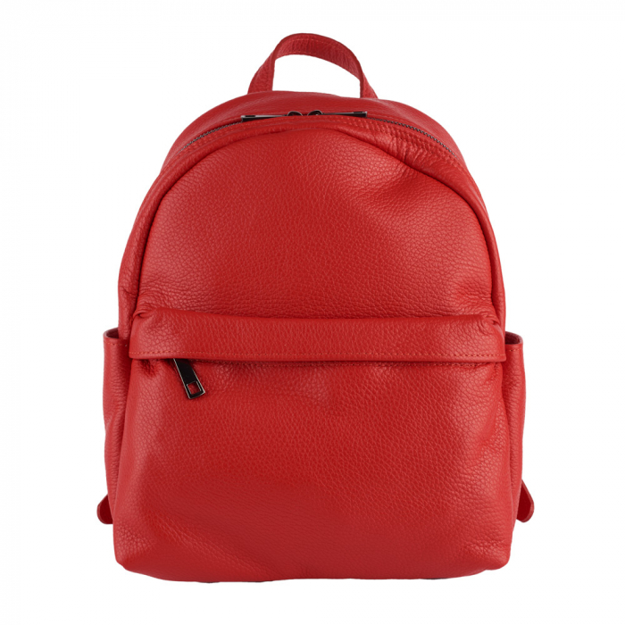 Rucsac Talida, din piele100% naturală rosu, 8111 [2]
