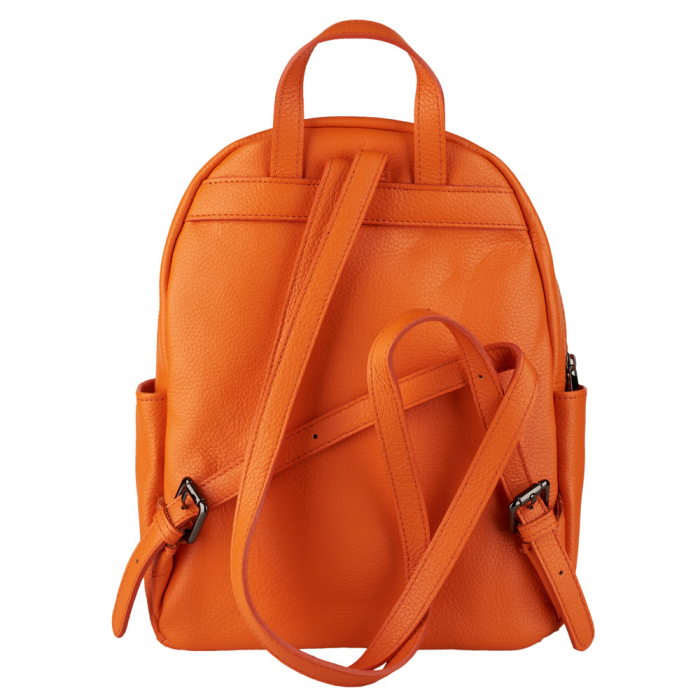 Rucsac Talida, din piele naturală orange, 8111 [3]