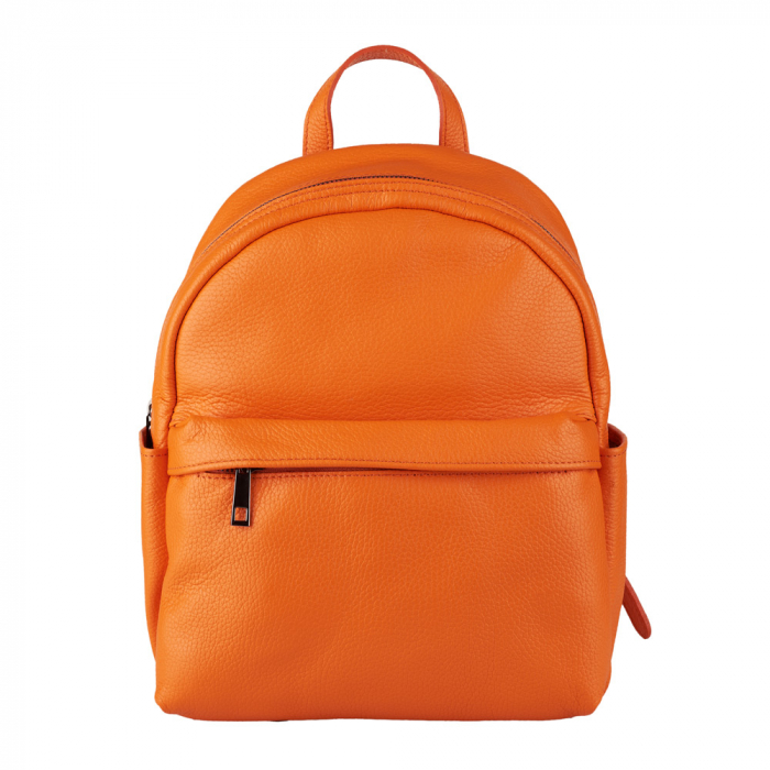 Rucsac Talida, din piele naturală orange, 8111 [2]